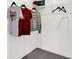 A clean, organized walk-in closet with storage shelves and hanging space at 3548 Planck Cir, Danville, IN 46122