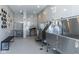 Well equipped pet washing station with stainless steel tubs and grooming area at 477 Mariposa Trl, Carmel, IN 46032
