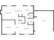 Downstairs floor plan with kitchen, living room, Gathering room, breakfast nook, dining area, and garage at 6843 Long Run Dr, Indianapolis, IN 46268