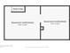Basement floor plan showing layout with dimensions, indicating ample unfinished space for potential customization at 741 N Linwood Ave, Indianapolis, IN 46201