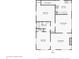 First floor plan showing living room, dining room, kitchen, bathroom, and bedroom layout with dimensions at 741 N Linwood Ave, Indianapolis, IN 46201