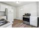 Efficient kitchen featuring appliances and ample cabinet space at 741 N Linwood Ave, Indianapolis, IN 46201