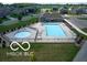 Community pool area with pool and baby pool at 9709 Tampico Chase, Fishers, IN 46040
