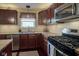 Kitchen sink with stainless steel appliances at 11458 Falling Water Way, Fishers, IN 46037