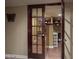 Bright office with french doors to basement at 11458 Falling Water Way, Fishers, IN 46037