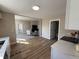 Open kitchen view with hardwood floors at 117 N 10Th St, Elwood, IN 46036