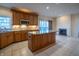 Modern kitchen featuring a center island, and stainless-steel appliances at 12348 Seaway Cir, Indianapolis, IN 46236