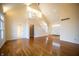 Large living area with high ceilings and staircase at 12348 Seaway Cir, Indianapolis, IN 46236
