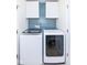 Laundry room with white washer and dryer and cabinets at 1269 Frogs Leap, Cicero, IN 46034
