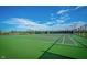 Well-maintained tennis courts offer a great space for recreational play at 16164 Loire Valley Dr, Fishers, IN 46037