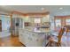 Stylish kitchen featuring granite countertops, a gas cooktop, and stainless appliances at 2274 W Huntsville Rd, Pendleton, IN 46064
