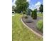 Beautifully landscaped garden bed filled with colorful plants and mulch at 2274 W Huntsville Rd, Pendleton, IN 46064