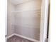 Walk-in closet with plenty of storage space, shelves, and neutral walls at 2326 Saddle Dr, Shelbyville, IN 46176