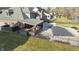 An expansive backyard features a pool, covered patio with a hot tub, perfect for outdoor relaxation at 4140 Sagewood Ct, Greenwood, IN 46143