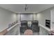Home theater room featuring projector, screen, and comfortable seating, perfect for movie nights at 4140 Sagewood Ct, Greenwood, IN 46143