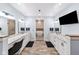 Elegant bathroom with dual vanities, marble countertops, and a luxurious soaking tub at 4491 N 75 W, Franklin, IN 46184