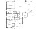 Detailed floor plan showcasing the layout of bedrooms, bathrooms, living areas, and kitchen at 10890 Poppy Hill Dr, Indianapolis, IN 46234