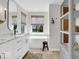 Serene bathroom featuring a soaking tub, double vanity, and stylish decor for a spa-like experience at 11367 Zanardi Ct, Zionsville, IN 46077