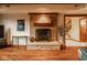 Cozy fireplace and entertainment area in a well-lit living room at 11691 Diamond Pointe Ct, Indianapolis, IN 46236
