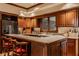 This traditional-style kitchen has a breakfast bar area and an abundance of cabinet space at 11691 Diamond Pointe Ct, Indianapolis, IN 46236
