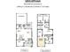 Detailed floor plan featuring a two-car garage, three bedrooms, and well-defined living spaces at 12015 Jeff Ct, Noblesville, IN 46060