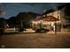Outdoor kitchen with lights and seating at 1258 Soaring Eagle Dr, Greenwood, IN 46143