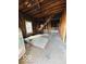 Interior view of the living room ready for construction and renovation at 1534 S State Ave, Indianapolis, IN 46203