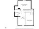Second floor plan featuring primary bedroom, bath, and loft with open space below at 251 Hendricks Pl, Indianapolis, IN 46201
