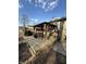 Backyard deck with comfortable seating and gazebo for outdoor relaxation at 340 N Eaton Ave, Indianapolis, IN 46219