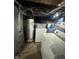 Basement laundry hookups with newer appliances and mechanicals at 340 N Eaton Ave, Indianapolis, IN 46219