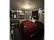 Cozy bedroom featuring unique decor and ample storage at 340 N Eaton Ave, Indianapolis, IN 46219