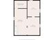 Basement floor plan showing room dimensions and layout at 3505 Ralston Ave, Indianapolis, IN 46218