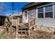 Wooden deck leading to door of home at 4929 Young Ave, Indianapolis, IN 46201
