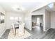 Open dining room view to office space at 6216 N Woods Edge Ct, McCordsville, IN 46055