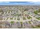 Wide aerial view of the community showing the housing and tree coverage at 6556 Aintree Ter, Indianapolis, IN 46250