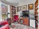 Cozy bedroom with large windows and bookshelves, perfect for relaxation and reading at 6556 Aintree Ter, Indianapolis, IN 46250