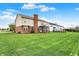 The screened-in porch allows you to enjoy the large back yard without the bugs! at 6806 Powder Dr, Indianapolis, IN 46259