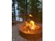 Cozy firepit area with lake view, perfect for relaxing evenings at 7899 S Timber Cliff Ln, Trafalgar, IN 46181