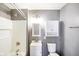 Clean bathroom with shower, sink, and modern fixtures at 93 Walnut St, Indianapolis, IN 46227