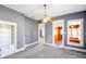 Bright living room featuring built-ins and fresh paint, showcasing a charming interior space at 93 Walnut St, Indianapolis, IN 46227