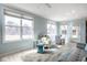 Sun-drenched living room with comfortable seating and large windows, creating a bright and welcoming atmosphere at 9559 Summer Hollow Dr, Fishers, IN 46037
