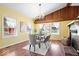 Dining area featuring natural light and hardwood floors at 10333 E 211Th St, Noblesville, IN 46062