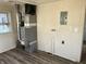 Basement with new vinyl flooring, furnace, and electrical box, ready for finishing at 1632 W 17Th St, Anderson, IN 46016