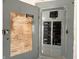 Electrical breaker box with diagram and label, ensuring safe power distribution at 1632 W 17Th St, Anderson, IN 46016