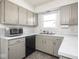 A functional kitchen space with stainless steel appliances and ample storage at 1840 Hibiscus Dr, Indianapolis, IN 46219