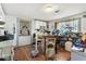 Functional kitchen space with a dining area, offering room for creativity at 2123 N F St, Elwood, IN 46036