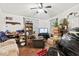 Living area filled with natural light, offering potential for a comfortable living space at 2123 N F St, Elwood, IN 46036
