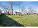 A big backyard with a playground and lots of space for activities at 3225 S Rybolt Ave, Indianapolis, IN 46221