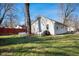 A backyard firepit and bench seating for entertaining and outdoor fun at 3225 S Rybolt Ave, Indianapolis, IN 46221
