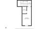 Floor plan displays a bedroom with a walk-in closet and hall with stairs at 3559 Towne Dr, Carmel, IN 46032